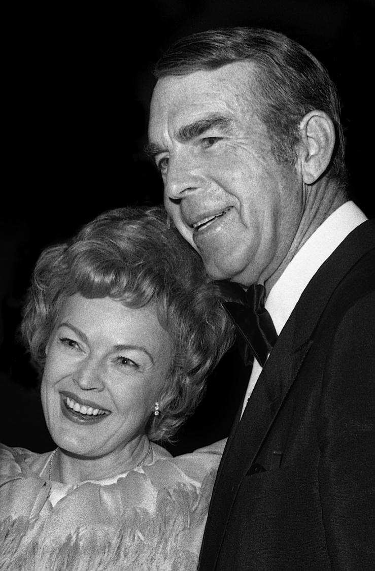 Fred MacMurray and June Haver, 1973