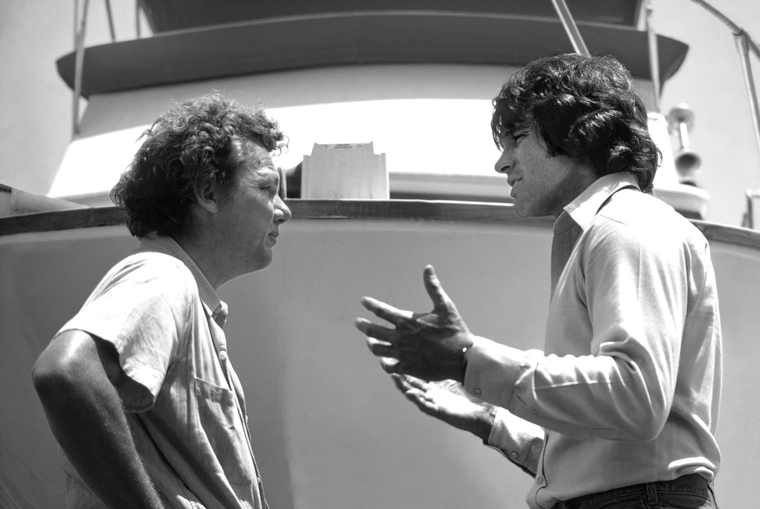 Gordon Willis and Warren Beatty, 1973 #1